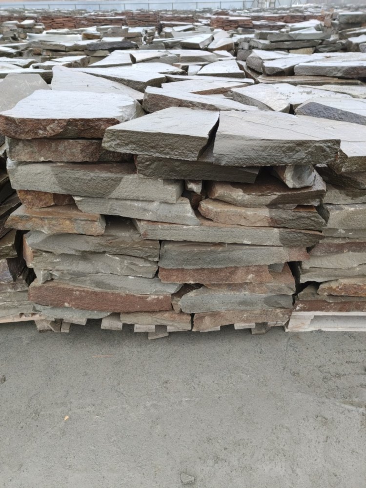 Плитняк песчаник серо-зелёный для мощения 60-65 мм купить в Талдом