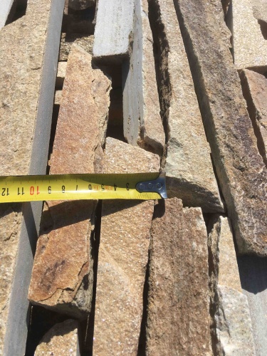 Горбушка златолит золотистый для облицовки купить в Талдом