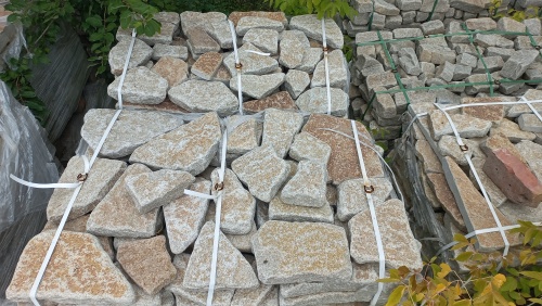 Гранитный плитняк галтованный для парковки купить в Талдом