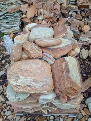 Златолит жёлтый, жёлто-зелёный глыбки и валуны для ланшафтного дизайна купить в Талдом