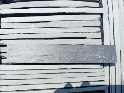 Плитка чёрная из натурального камня фасадная 30 см * 5 см, толщина 7 мм -30 мм купить в Талдом